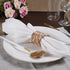 ATTAONE 12pcs Round Woven Napkin Ring, Water Hyacinth Napkins Holder, Handmade Braided Natural Napkin Rings, Christmas, Thanksgiving, Birthday Party Decorations and Everyday Life