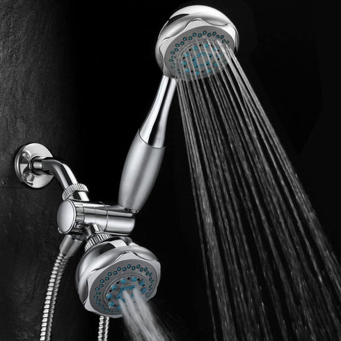 Hydroluxe 24-setting 3-way Shower Combo, Chrome, Single