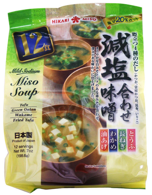 Hikari Miso Miso Awase Instant Soup, Low Sodium, 7 Ounce