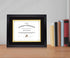 Golden State Art, 11x14 Document Photo Wood Frame for 8.5x11 Document & Certificates, Real Glass (Black with Black Over Gold Double Mat, Set of 1)