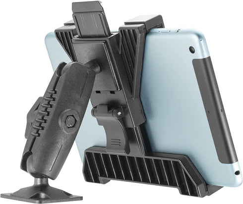 iBOLT TabDock Bizmount AMPs - Heavy Duty Drill Base Mount for All 7" - 10" Tablets ( iPad , Samsung Tab) Great for Commercial Vehicles, Trucks, and Wall Mounting- Features 1 inch / 25mm Ball Joint