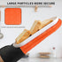 Oven Mitts and Pot Holders Sets,Yihoume 500„‰ Heat Resistant Extra Long Professional Silicone Oven Mittens with Mini Oven Gloves and Basting Brush,for Cooking,Baking,BBQ (Orange)