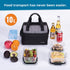 Large Insulated Lunch Bag for Women Men Leakproof Lunch Tote Bags Cooler Bag for Work Travel Adult Thermal Lunch Bags for Office College School -10L - Black
