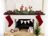 DearHouse Christmas Candle Holder Centerpiece, Pine Cones and Red Gold Berry Table Centerpiece with 3 Candle Holders Table Accent Centerpiece for Festival Home Decoration22 x10 x5(L x W x H)
