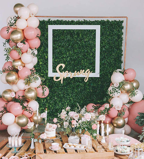 Beaumode DIY Boho Dusty Rose Blush Balloon Garland Arch Kit for Baby Shower Girls Birthday Bridal Shower Backdrop Party Balloon Decoration (Dusty Pink)