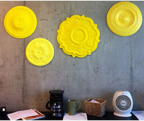 Ekena Millwork CM12LE Legacy Acanthus Ceiling Medallion, 12 3/4"OD x 7/8"P (Fits Canopies up to 3 1/2"), Factory Primed