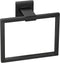 Matte Black Towel Ring SUS 304 Stainless Steel, FadimiKoo Hand Towel Holder for Bathroom, Square-Shape