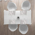 MSGUIDE Marble Placemats Set of 4 for Dining Table Washable Heat Resistant Kitchen Mats,12x18in