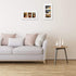 Golden State Art, 7x14 White Photo Wood Collage Frame, for (3) 4x6 Pictures, with White Mat & Real Glass