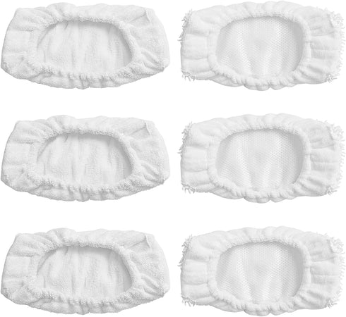 Ximoon Reusable Mop Pads Replacement Washable Mop Head for Oreck Steamer Mop - 6 Pack