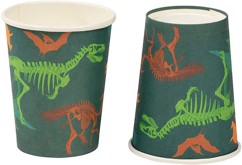 Dinosaur Party Bundle, Includes Plates, Napkins, Cups, and Cutlery (24 Guests,144 Pieces)