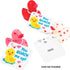 4E's Novelty Valentines Day Rubber Ducks (24 Pack) Mini 1.5" Duckies, Class Valentines Day Gifts for Kids Bulk, Valentines Day Party Favors Classroom Exchange Prizes for Kids Class