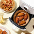 Air Fryer Disposable Paper Liner,Disposable Fryer Paper Pads, Non-Stick Air Fryer Lined Oil Resistant, Waterproof, Food Grade Baking Paper Baking Microwave Baking Paper 6.3" (50 Colors)