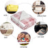Plaid Sherpa Throw Blanket, Plush Flannel Holiday Throws for Couch Sofa Cabin Decro, Super Soft Reversible TV Blanket, Comfy Caring Gift 50"x60", Buffalo Pink