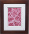 Gallery Solutions 17FW1475 Wall Mount Double Mat Picture Frame, 5" x 7" With Mat or 8" x 10" Without Mat, Walnut