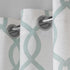 Exclusive Home Curtains Kochi Linen Blend Grommet Top Curtain Panel Pair, 54x108, Seafoam, 2 Count
