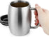 Stainless Steel Coffee Mugs with Spill Resistant Lids, 14 Oz Double Walled Insulated Coffee, Tea or Beer Cups, Set of 2