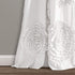 Lush Decor, White Serena Window Panel for Living, Dining Room, Bedroom (Single Curtain), 84 x 54 L