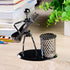 andy cool Pencil Holder Novelty Iron Crafts with Musician Artist Pattern Pen Holder Desk Organizers (Electric Guitar) Durable and Practical