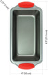 Premium Loaf Pan 8.5" with Non-Stick Steel - Bread Pan for Baking Bread - Professional Steel Baking Pan w/ Silicone Handles for Baking Banana Bread, Meatloaf and Pound Cake by Boxiki Kitchen