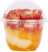 10 oz Clear Plastic Cups with Lids - 25 Sets Dessert Cups with Dome Lids (NO HOLE), Crystal PET Parfait Cups with Lids, Disposable Party Cups for Fruit/Ice Cream/Cupcake/Iced Cold Drinks
