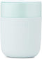 W&P Porter Ceramic Mug w/ Protective Silicone Sleeve, Mint 12 Ounces | On-the-Go | No Seal Tight | Reusable Cup for Coffee or Tea | Portable | Dishwasher Safe