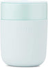 W&P Porter Ceramic Mug w/ Protective Silicone Sleeve, Mint 12 Ounces | On-the-Go | No Seal Tight | Reusable Cup for Coffee or Tea | Portable | Dishwasher Safe