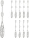 Icicle Drink Stirrer Swizzle Sticks for Smokey Drinks (Use with Dry Ice) (10)