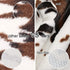 MACEVIA Faux Cowhide Rug Cute Cow Print Rug Animal Area Carpet Western Decor for Living Room Bedroom Non-Slip 43.3" L x 29.5" W(3.6ft x 2.4ft)