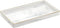 Luxspire Bathroom Vanity Tray, Golden Rimmed Jewelry Organizer rectangle Ceramic Tray, Kitchen Countertop Ring Dish Holder Cosmetic Organizer plate for Candles Perfume Home D©cor, Medium, Marble White
