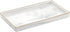 Luxspire Bathroom Vanity Tray, Golden Rimmed Jewelry Organizer rectangle Ceramic Tray, Kitchen Countertop Ring Dish Holder Cosmetic Organizer plate for Candles Perfume Home D©cor, Medium, Marble White