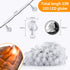 Christmas Lights Outdoor/Indoor String Lights Connectable Plug in 33 FT 100 LED Mini Crystal Globe Bulbs Christmas Lights for Tree with Remote Control 8 Lighting Modes for Christmas Decor Warm White