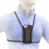 Rooster Wrap Black - Retractable Cell Phone Holder - Mobile Phone Chest Mount - Universal Cell Phone Accessory - Smart Phone Harness - Body Lanyard