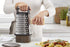 KitchenAid Gourmet 4-Sided Stainless Steel Box Grater with Detachable Storage Container, 10 inches tall, Black