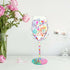 NymphFable Hand Painted Wine Glass You Are The Best 15oz Personalized Gift for Girl Friend Women