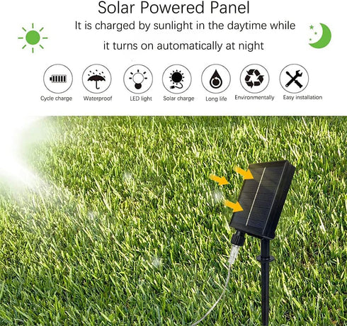 400 LED Solar Firefly Bunch Lights with Remote Control, 8 Flashing Modes Waterproof Fairy String Lights Decorative Vine Solar Watering Can Lights, Outdoor Garden Christmas Decor Lights (Warm White)