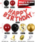 Red and Black Gold Balloons Birthday Valentines Day Party Decorations for Women, Red and Black Gold Balloon Garland Arch Kit, 18th 21st 30th 40th 50th 60th Birthday Party Decorations for Women Her
