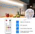 Bason White LED Strip Lights, Dimmable Under Cabinet Lighting, 16.4 ft Led Rope Light with RF Remote and Dimmer, 12V LED Tape Lights for Kitchen, Counter, Mirror, Showcase, 6500K Daylight, Timing.