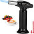CORKAS Butane Torch Lighter, Professional Refillable Kitchen Blow Torch, Cooking Torch with Adjustable Flame, Culinary Torch for Desserts, Creme Brulee, BBQ and Baking (Butane Fuel Not Included)