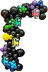 Among Birthday Party Balloon Garland Arch Kit, Black Space Gamer Balloons with Crewman Signs for Kids Birthday Baby Shower Wedding Party Decorations-116PCS