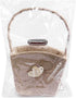 WINOMO Double Heart Wedding Flower Girl Basket with Bowknot