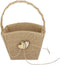 WINOMO Double Heart Wedding Flower Girl Basket with Bowknot