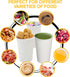 Smygoods 24oz Paper Coffee Cups With Lids, Paper Hot Cups With Lids, 50 Count