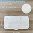Fushing 7Pcs Steam Mop Pads, Washable Microfiber Cleaning Steamer Replacement Pads for Shark Steam & Spray Mop S3101 S3251 SK460 SK410 S3101n2 S3250 SK435CO SK140 SK141,White