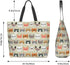 BLUBLU Reusable Large Capacity Women Shoulder Handbags Casual Canvas Tote Bag Heavy Duty for Shopping Grocery Travel Outdoor