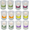 Small Strong Scented Candles in Glass Jar for Home, 12 Packs Bulk Soy Wax Gift Candles Sets for Women Wedding