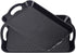 Plastic Tray with Handles, 2 Pack Multi-Purpose Rectangular Non Slip Restaurant Serving Trays Set for Parties, Coffee Table, Kitchen (Black-A)