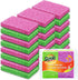 Cleaning Scrub Sponge by SCRUBIT - Kitchen Dish Sponges for Dishes, Pots Pans & More - 24 Pack - Colors May Vary-