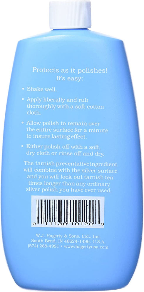 W. J. Hagerty Hagerty 10120 Silversmiths' Silver Polish, 12 Ounces, 12 Fl Oz (Pack of 1), Blue