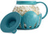 Ecolution Patented Microwave Micro-Pop Popcorn Popper, Borosilicate Glass, 3-in-1 Lid, Dishwasher Safe, BPA Free, 3 Quart Family Size, Teal